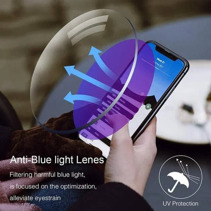 🔥2023 New Sapphire high hardness anti-blue progressive Far And Near Dual-Use Reading Glasses✨